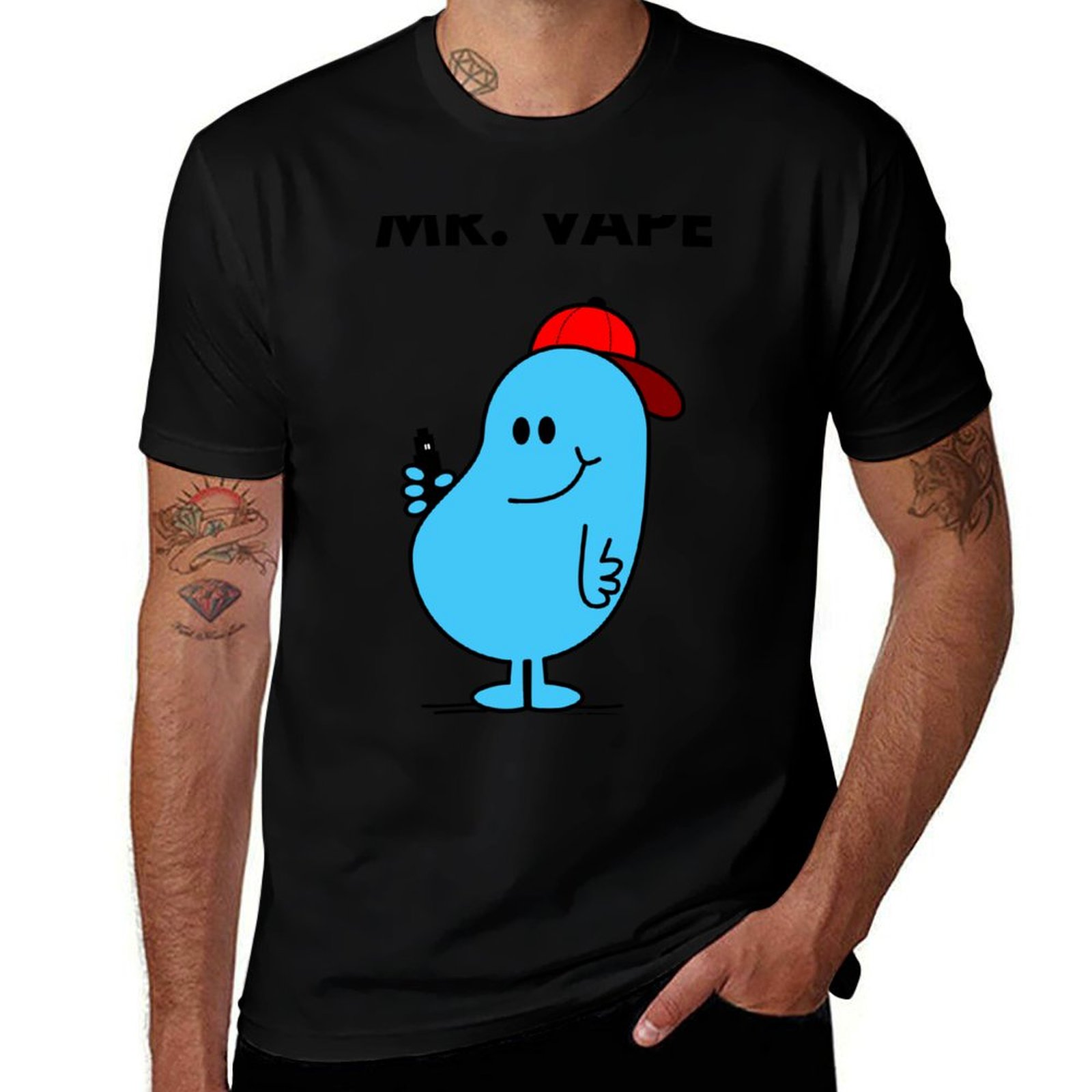 Quick Vape - Mr.Vape Tişört Yaz Sporları Hızlı Kuruyan