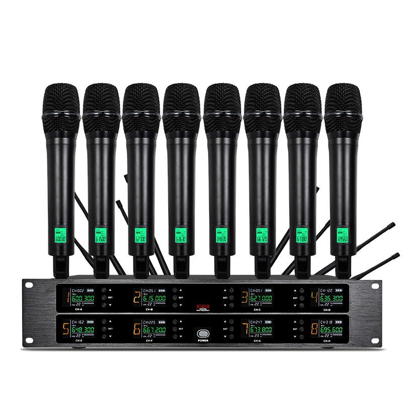 Shure Mic Sm58 - Profesyonel kablosuz mikrofon UHF 8 kanallı