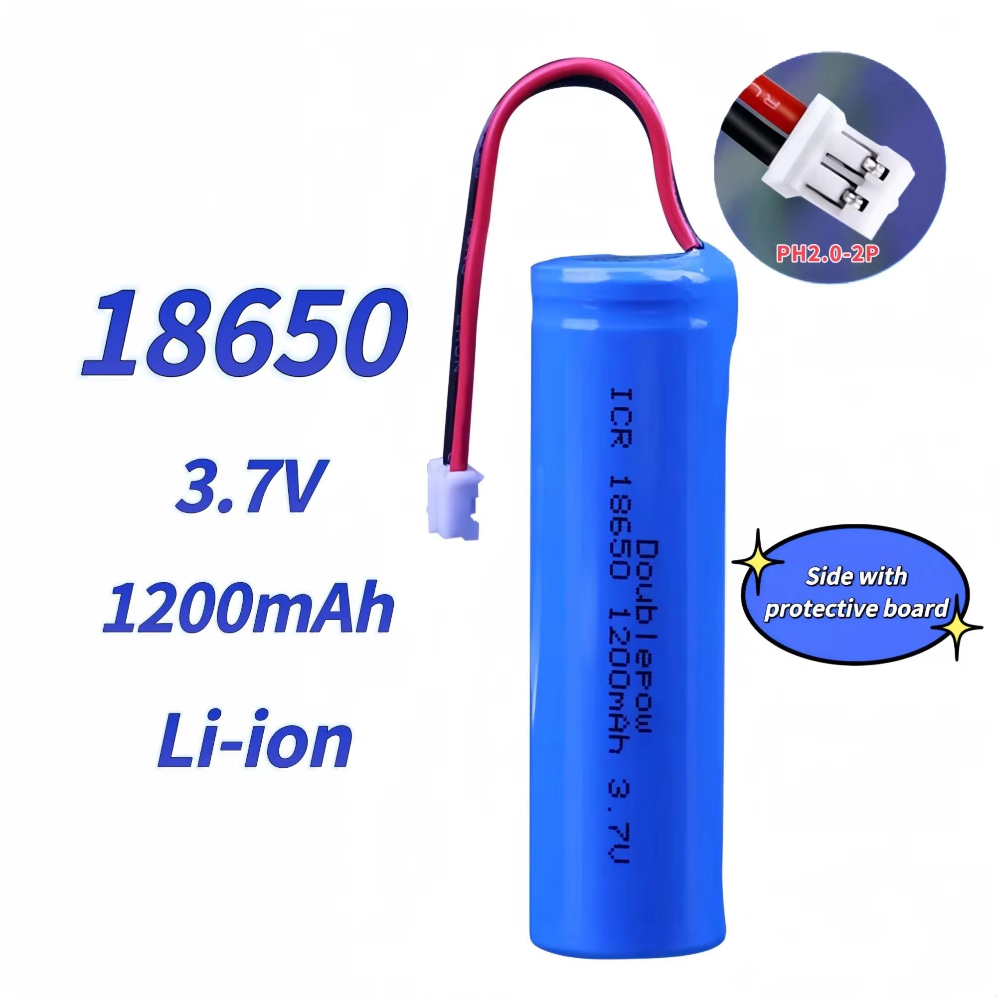 Vape Battery 18650 - 18650 şarj edilebilir lityum pil 3.7V1200mAh,