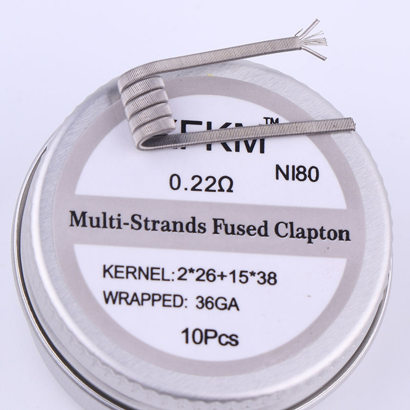 Clapton Wire Pre Built - Yeni XFKM 10 adet/kutu NI80 yüksek