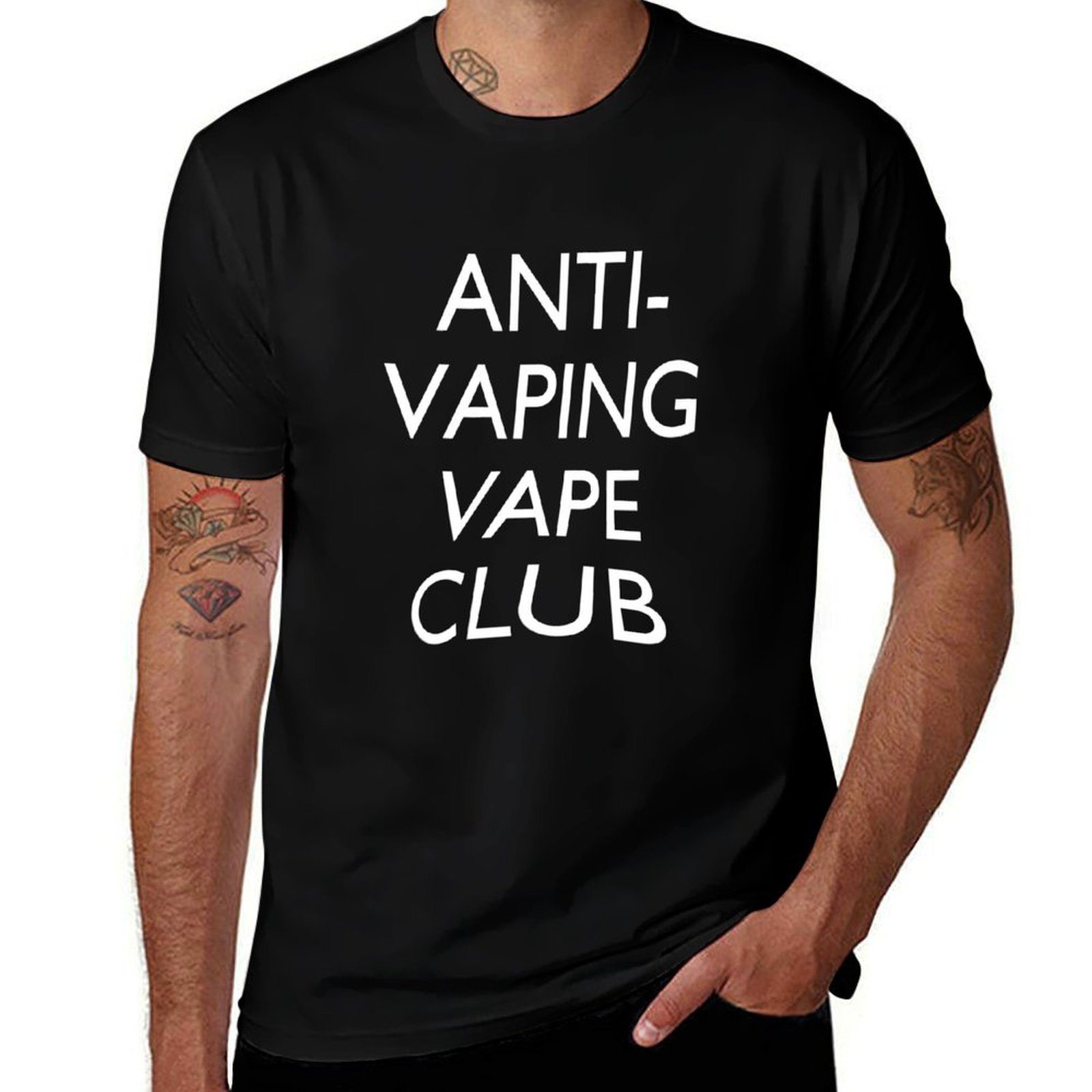 Anti-Vaping Vape Club Tişörtü  - Quick Vape incelemesi ve fiyatı