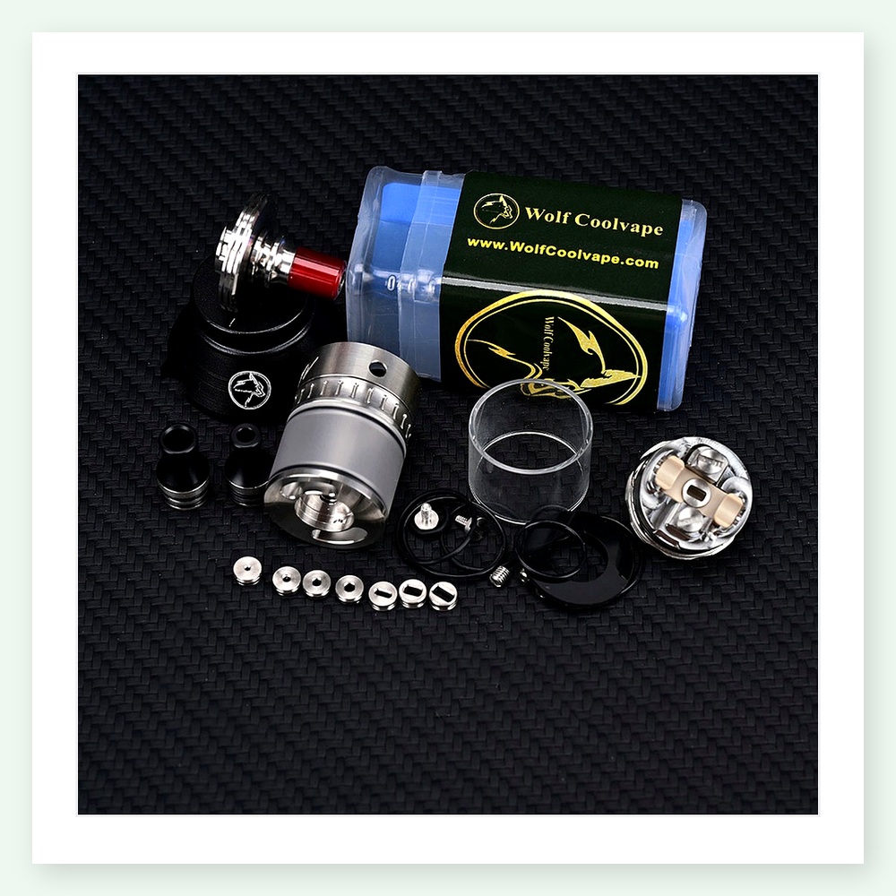 Wolfcoolvape NOLA RTA 3.2ml Ye - Vaping Air incelemesi ve fiyatı