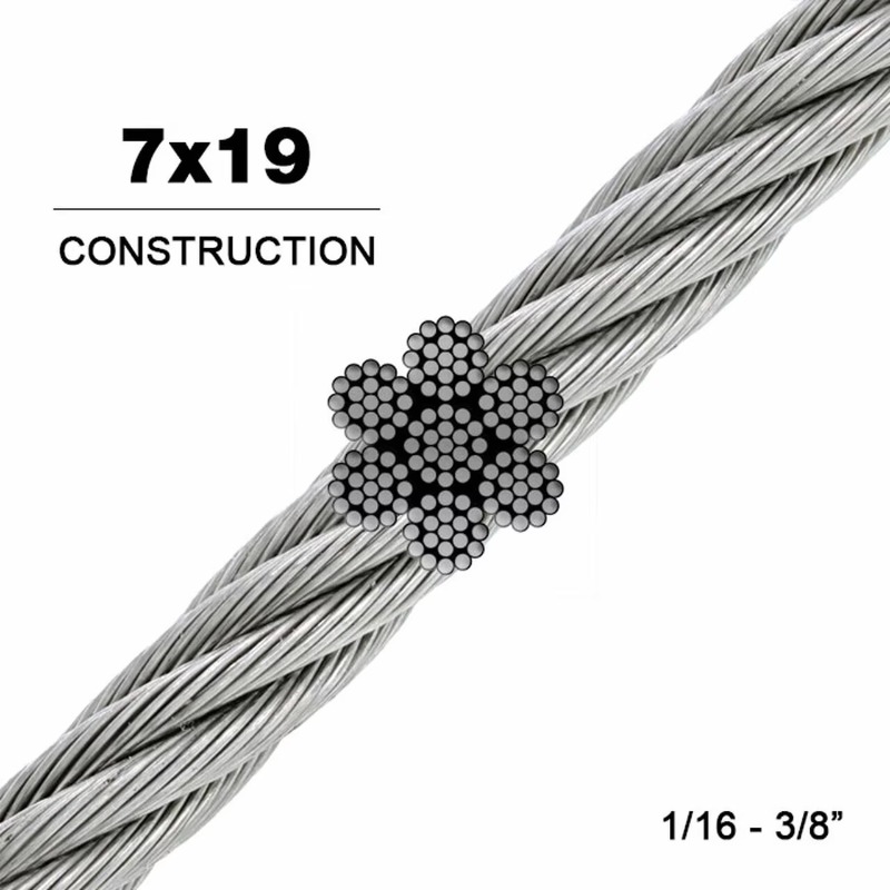 Tel Halat 7X19 Çap 3.18mm 3.2m - Stainless Wire Ss316 incelemesi ve fiyatı