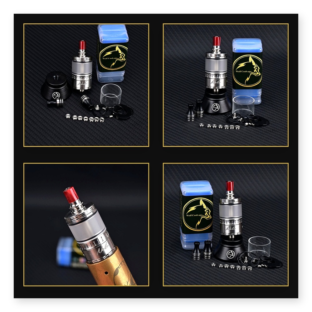 Wolfcoolvape NOLA RTA 3.2ml Ye - Vaping Air incelemesi ve fiyatı
