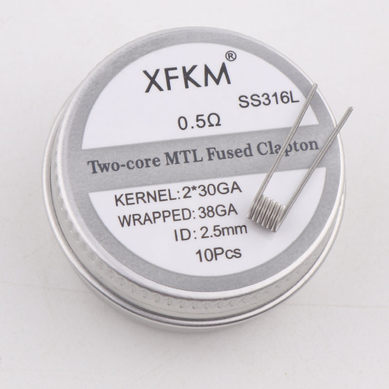 Yeni XFKM 10 adet/kutu NI80/A1 - Clapton Wire Pre Built incelemesi ve fiyatı